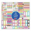 Suitex Budgeting Planner Stickers Assorted Color - 1224 per Pack SU3743677